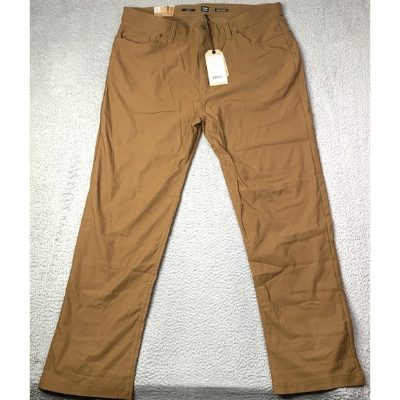 Prana Other - New PrAna Pants Mens Size  42x32 Brion Slim Pant II Tapered Leg Slim Fit Sepia
